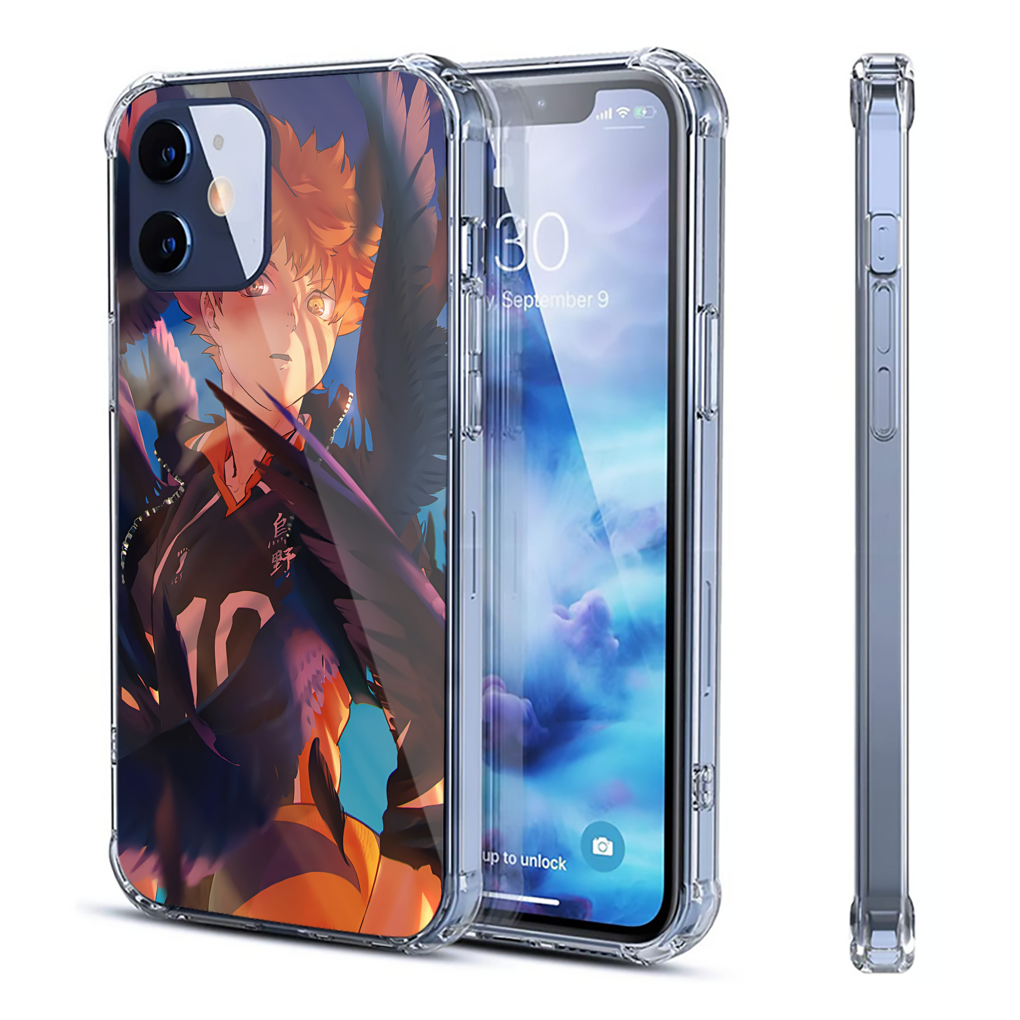 （画像用） ハイキュー!! Haikyu!! 【iPhone 12シリーズ対応】透明スマホケース（クリアソフトケース）